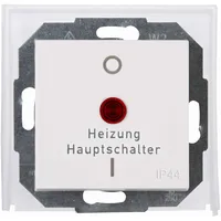 Kopp 699729080 ATHENIS Heizungshauptschalter mit Aufdruck,