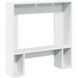 vidaXL Kaminumrandung 81 x 18 x 82 cm Weiß