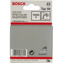Bosch Feindrahtklammern Typ 58 6 x 13 mm 1000 Stück