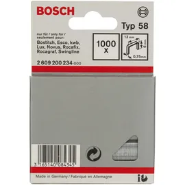 Bosch Feindrahtklammern Typ 58 6 x 13 mm 1000 Stück
