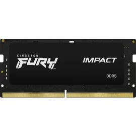 Kingston FURY Impact - DDR5 - Modul - 32 GB - SO DIMM 262-PIN - Silber