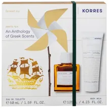 Korres White Tea Eau de Toilette 50 ml + Body Milk 125 ml Geschenkset 