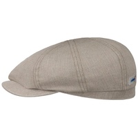 Stetson Flat Cap (1-St) Schirmmütze mit Schirm, Made in the EU beige 60 cm