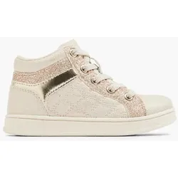 Hoher Sneaker - Damen - beige