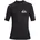 Kurzärmliges Surf-T-Shirt mit UPF 50 für Jungen 8-16 Schwarz