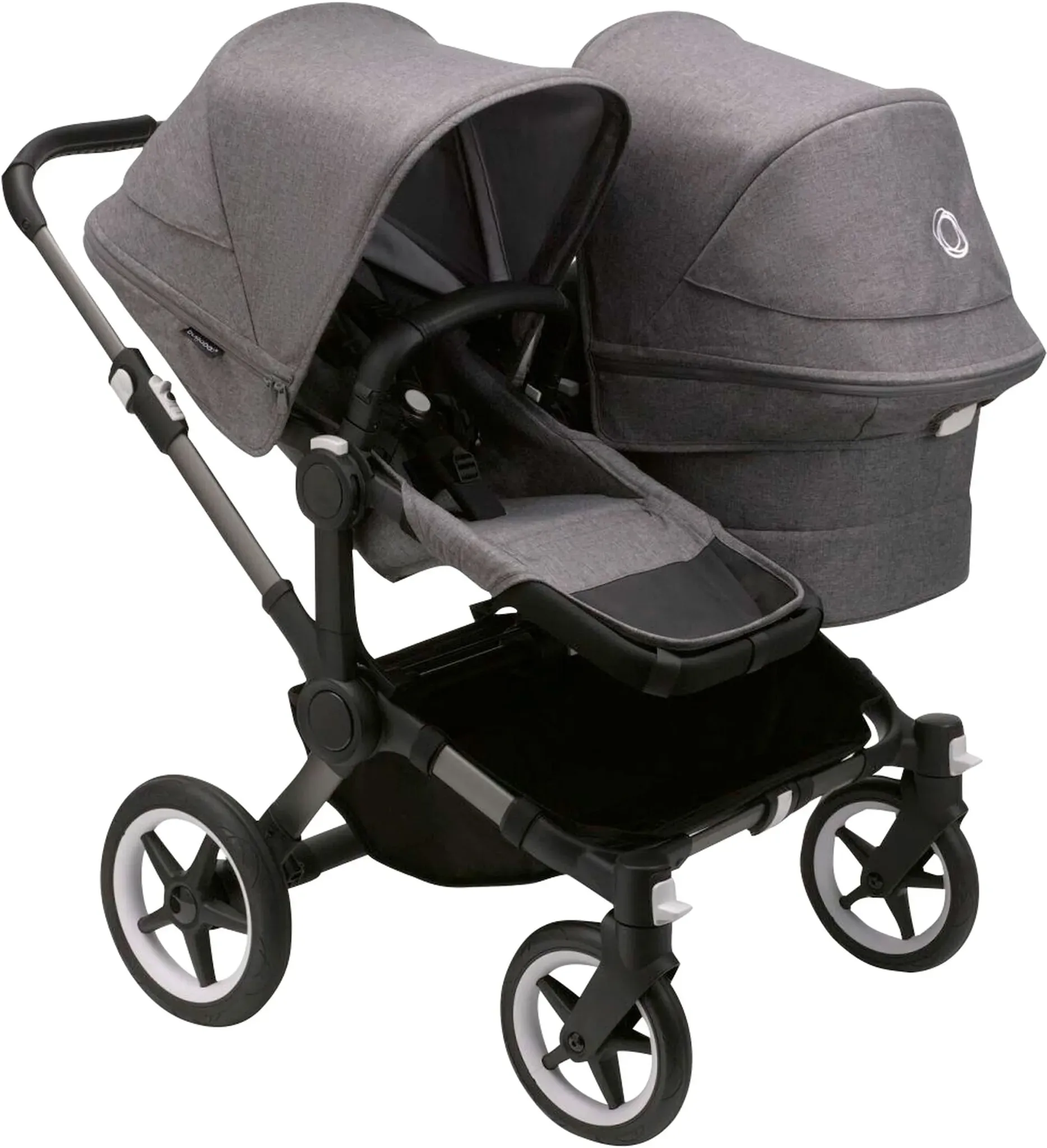 Bugaboo DONKEY 5 Geschwisterwagen Bundle Duo, grau
