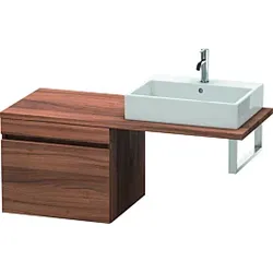 Duravit DuraStyle Waschtisch-Unterschrank DS533307979 60 x 54,8 cm, nussbaum natur, für Konsole, 1 Auszug