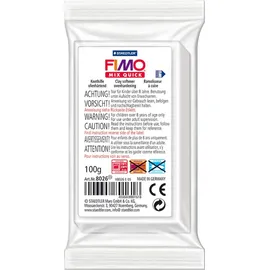 Staedtler FIMO Modelliermasse Mix Quick 100 g Block weiß