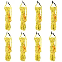 vidaXL Zeltleinen mit Seilspannern 8 Stk. Reflektierend 4 m 4 mm