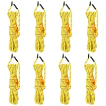 vidaXL Zeltleinen mit Seilspannern 8 Stk. Reflektierend 4 m 4 mm