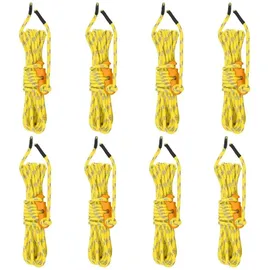 vidaXL Zeltleinen mit Seilspannern 8 Stk. Reflektierend 4 m 4 mm