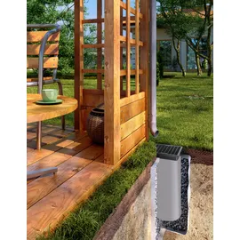 ACO Versickerungsschacht Kunststoff 57,5 x 25,5 cm schwarz