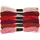 Creativ Company Stickgarn, Dicke 1 mm, Rot Töne, 6 Bündel