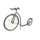 tretroller-laden KICKBIKE SPORT G4 blau