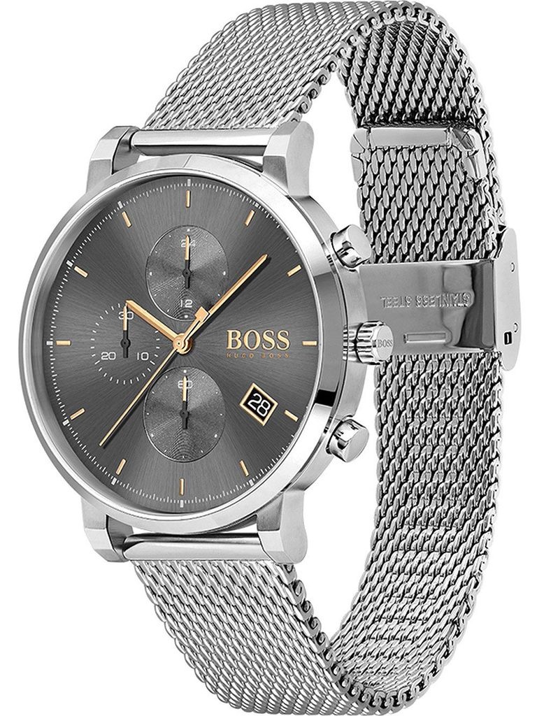 Hugo Boss Integrity Herren Chronograph Uhr - Grau | 1513807
