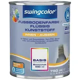 swingcolor Mix Fußbodenfarbe / Flüssig Kunststoff 2in1 zum Mischen lassen  (Basismischfarbe 3, Seidenmatt, 750 ml, Wasserbasiert)