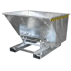Kippbehälter Abrollsystem 1m3, 1420 x 1560 x 1070, verzinkt