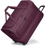 REDOLZ 2-Rollen große Trolley-Reisetasche | Volumen erweiterbar von 98 auf 119 Liter mit Dehnfalte | Damen & Herren (70 cm, extra Bodenfach)