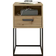 SchlafKONTOR Nachtschrank Cudro 40 x 38,5 x 65 cm Beige