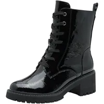 Marco Tozzi Damen 2-26237-45 Stiefelette, Black Patent, 40 EU