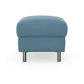 sit&more Stauraumhocker »Sinatra« Sitzfläche ist abnehmbar, chromfarbene Metallfüße blau
