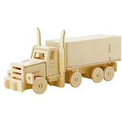 Holzbausatz Lastwagen, 19 x 8 cm