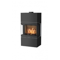 Fireplace Kaminofen Santolini  Stahl Grundofen 7,0KW