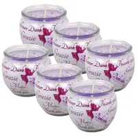 HS Candle Duftkerzen 6 St. lila
