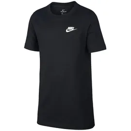 Nike Sportswear T-Shirt Kinder 010 black/white M 137-147 cm