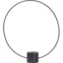 Trendline Kerzenhalter Ø 30 cm Metall Schwarz