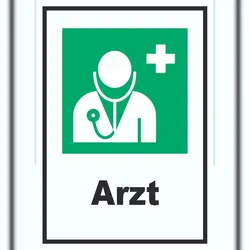 Arzt A4 (210x297mm) Schild