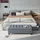 Homcom Sitzbank Grau 125 x 49 x 41,5 cm