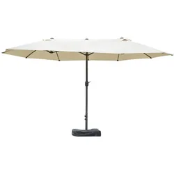 Outsunny Sonnenschirm Stahl, Polyester