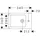 Hansgrohe EluPura Q Bidet 61170450