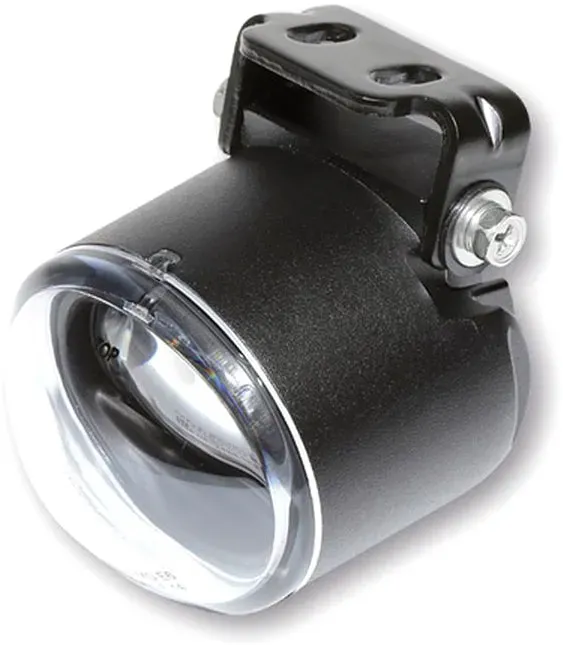 Highsider LED, feu de brouillard ovale - Noir