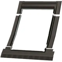 Roto Eindeckrahmen für AR2-Austauschfenster EDZ 054/118 Rx200AR2 Größe 054/118, Ziegel/Pfanne, Alu Anthrazit-Metallic