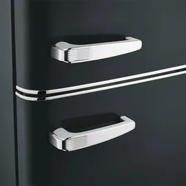 Severin RKG 8984 Retro-Kühl-Gefrierkombination (246 l, 1665 mm hoch, Schwarz)