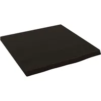 VidaXL Wandregal Dunkelbraun 40x40x2 cm Massivholz Eiche Behandelt