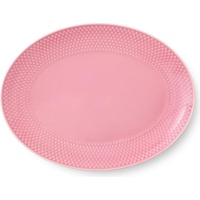 Lyngby Porcelæn Rhombe Color Servierplatte - rosa