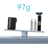 Cycplus Tiny E-Pump Fahrradpumpe Akku schwarz