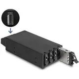 DeLock Slim Bay Wechselrahmen für 4 x M.2 NVMe SSD mit Slim, SSD + Festplatte Zubehör