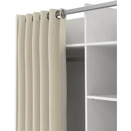VCM Kleiderschrank Kit 160 x 100 x 49 cm Beige/Weiß