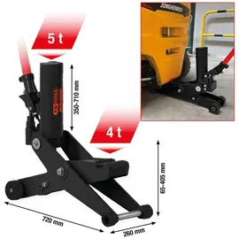 KS Tools Rangierwagenheber Stahl 65-710 mm