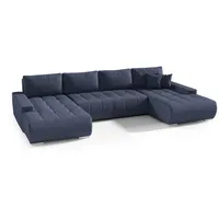 Fun Möbel Wohnlandschaft Sofa mit Schlaffunktion VOGAR Stoff Aston