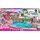 Mattel Puppenzubehör Traumpool Spielset mit Rutsche und schäumendem Whirlpool Beige