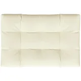 vidaXL Palettenkissen Creme 120x80x12 cm Stoff