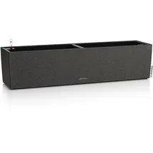 LECHUZA Balconera Stone 80 Komplettset 80 x 19 x 19 cm graphitschwarz