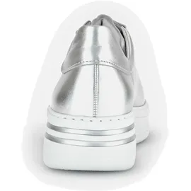 Gabor Damen Schnürschuh in silber 38