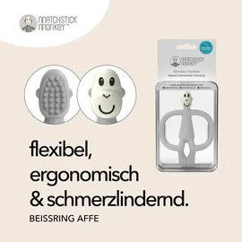 MATCHSTICK MONKEY Beißring Affe grau