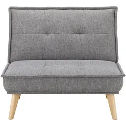 Schlafsessel Romeo Grau Webstoff